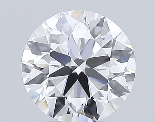 1.02 Carat Round Lab Diamond with  Cut Diamond in 14KT  view 1

