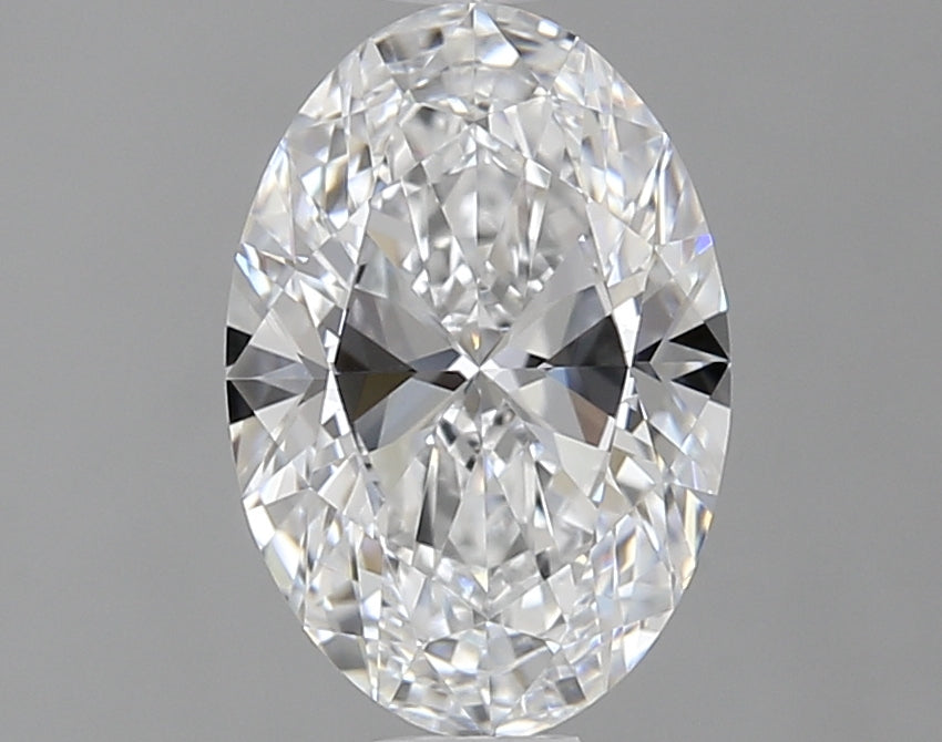 1.2 Carat Oval Lab Diamond with  Cut Diamond in 14KT  view 1
