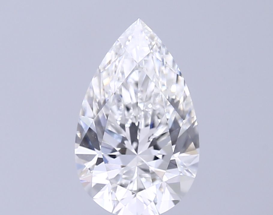 2.16 Carat Pear Lab Diamond with  Cut Diamond in 14KT  view 1
