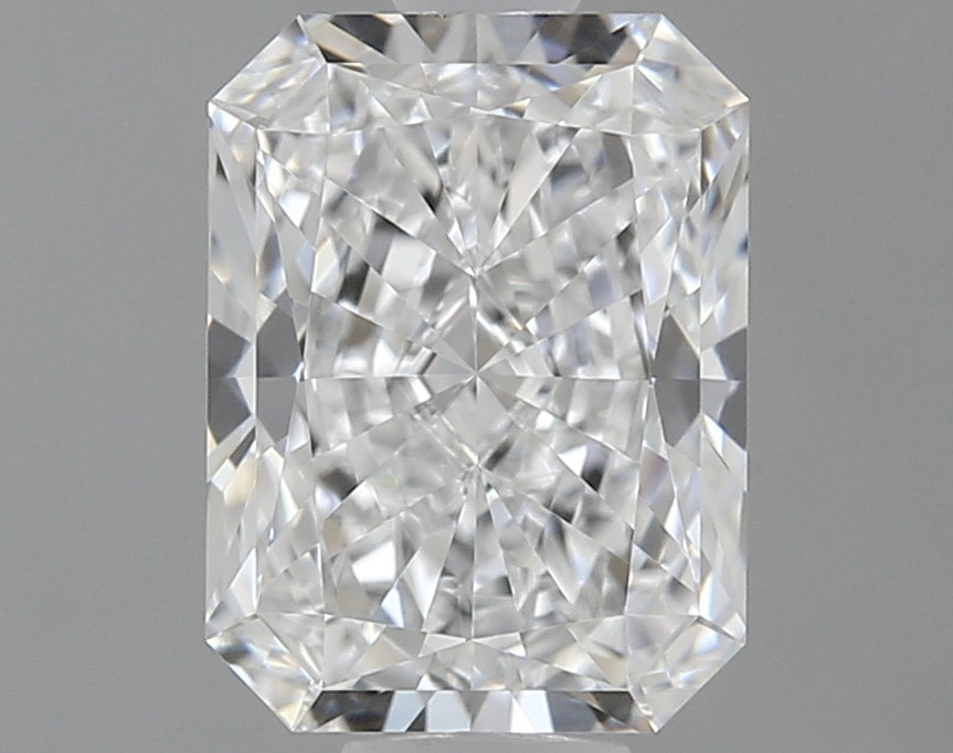 1.02 Carat Radiant Lab Diamond with  Cut Diamond in 14KT  view 1
