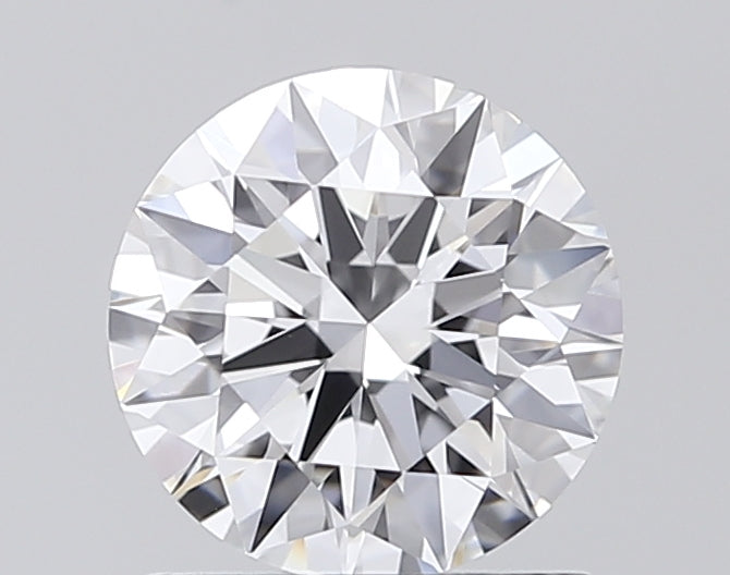 1.15 Carat Round Lab Diamond with  Cut Diamond in 14KT  view 1
