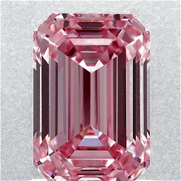 1.53 Carat Emerald Lab Diamond with  Cut Diamond in 14KT  view 1
