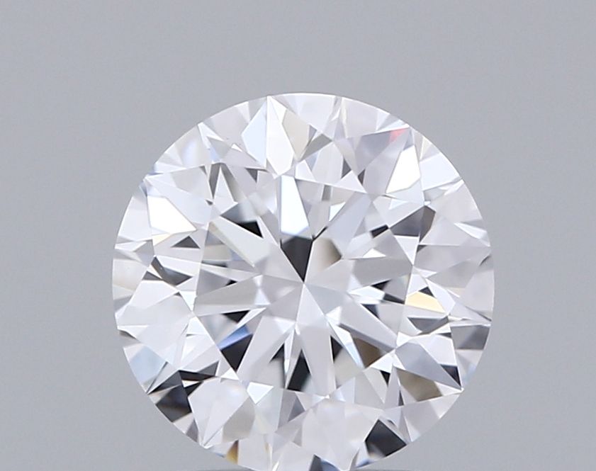 1.75 Carat Round Lab Diamond with  Cut Diamond in 14KT  view 1
