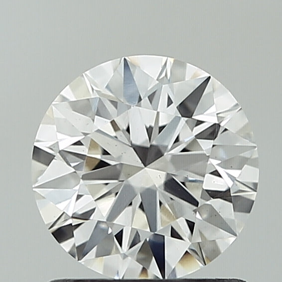 0.97 Carat Round Lab Diamond with  Cut Diamond in 14KT  view 1
