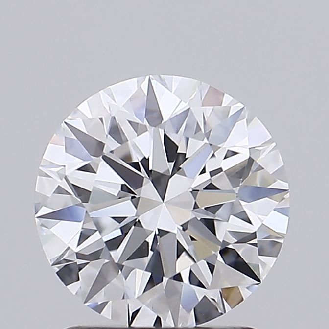 1.6 Carat Round Lab Diamond with  Cut Diamond in 14KT  view 1
