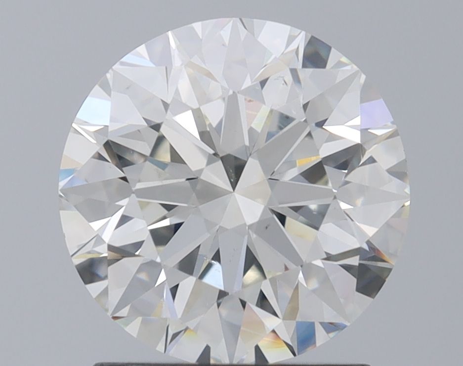 1.6 Carat Round Natural Diamond with  Cut Diamond in 14KT  view 1
