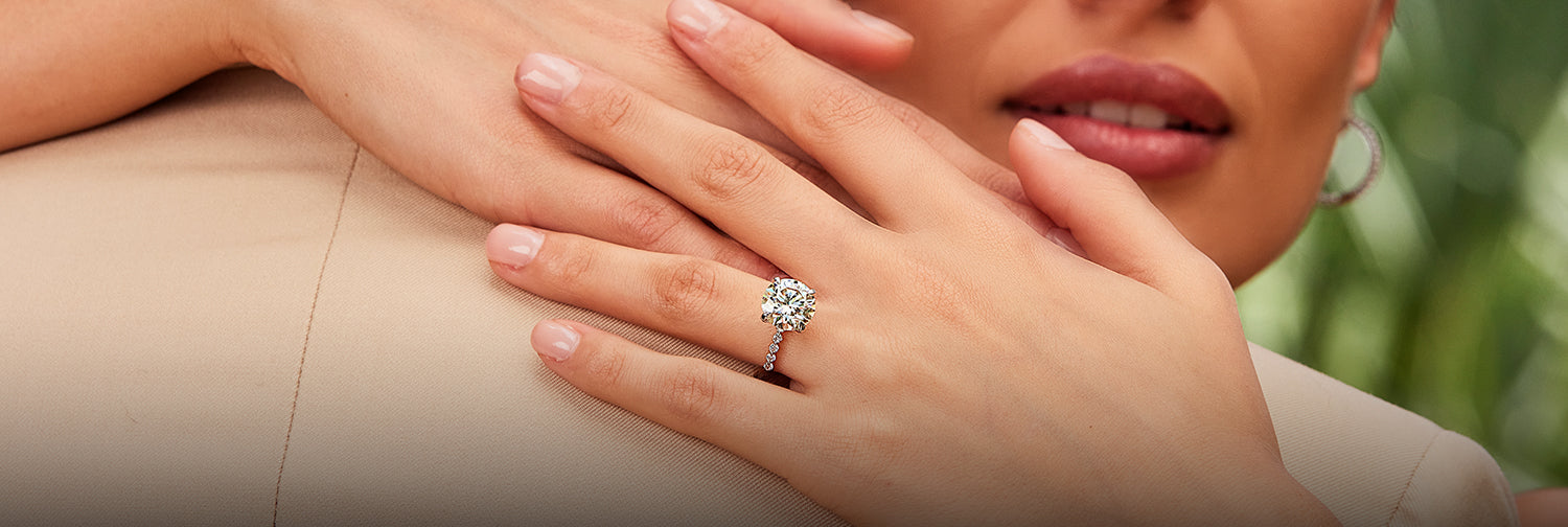 6 Carat Lab Grown Diamonds Desktop Banner