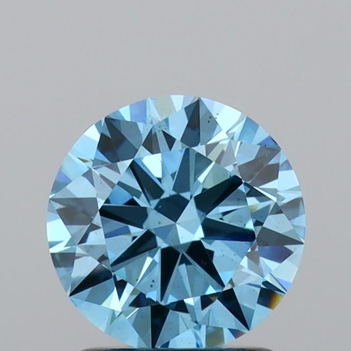 1.5 Carat Round Lab Diamond with  Cut Diamond in 14KT  view 1
