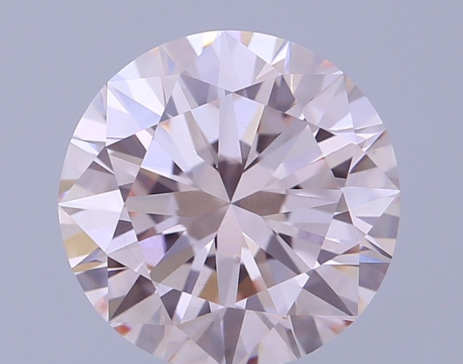 1.5 Carat Round Lab Diamond with  Cut Diamond in 14KT  view 1
