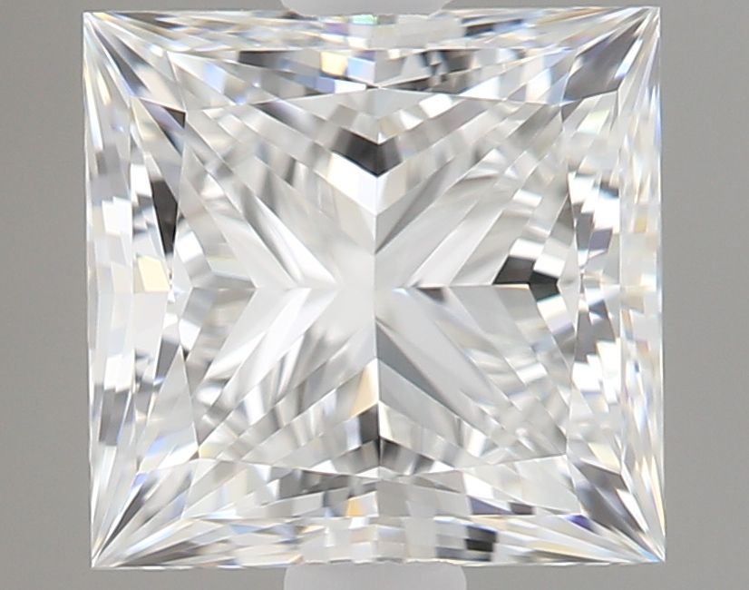 0.8 Carat Princess Natural Diamond with  Cut Diamond in 14KT  view 1
