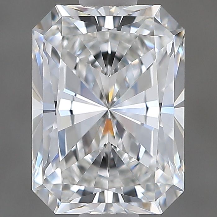 1.06 Carat Radiant Natural Diamond with  Cut Diamond in 14KT  view 1
