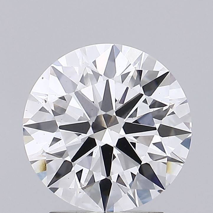 2.0 Carat Round Lab Diamond with  Cut Diamond in 14KT  view 1
