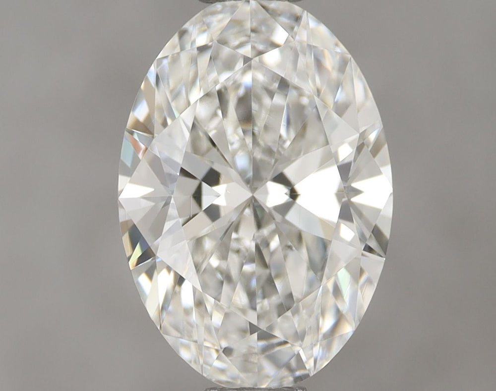1.01 Carat Oval Natural Diamond with  Cut Diamond in 14KT  view 1
