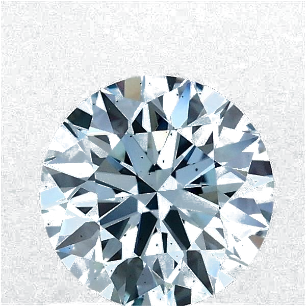1.02 Carat Round Lab Diamond with  Cut Diamond in 14KT  view 1
