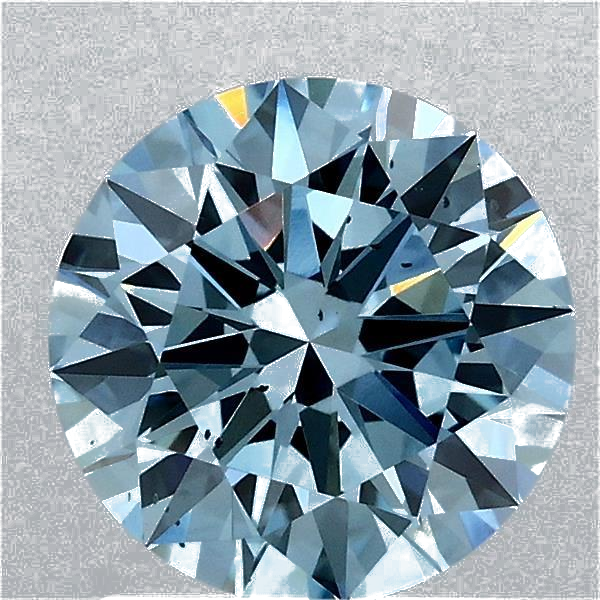 1.52 Carat Round Lab Diamond with  Cut Diamond in 14KT  view 1
