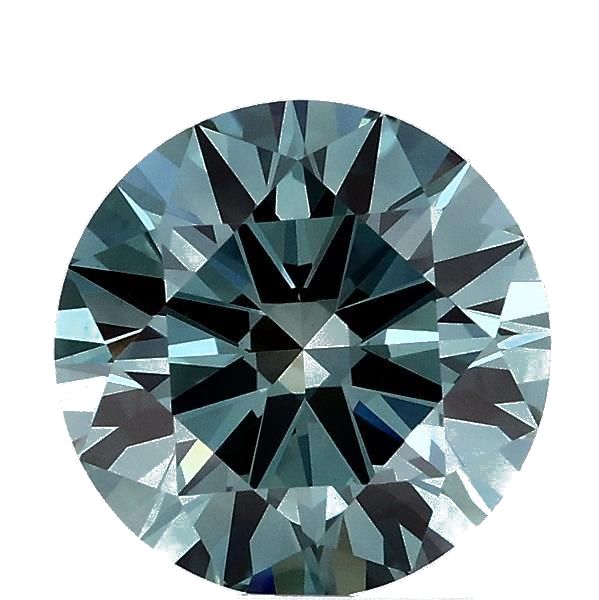 2.01 Carat Round Lab Diamond with  Cut Diamond in 14KT  view 1
