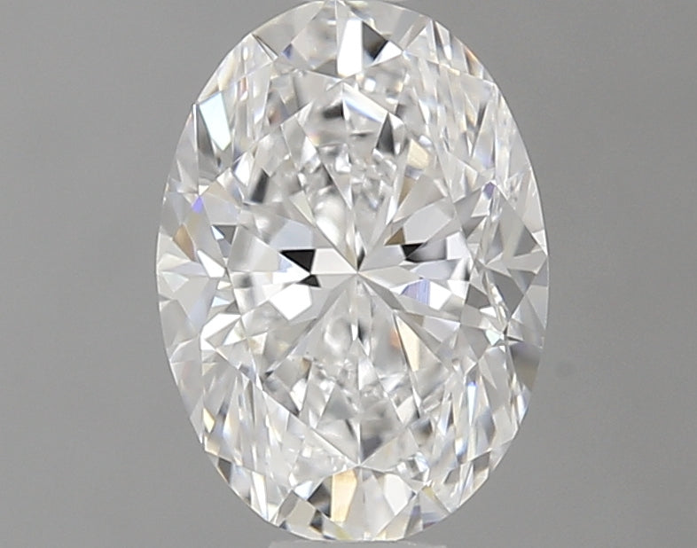 0.94 Carat Oval Lab Diamond with  Cut Diamond in 14KT  view 1
