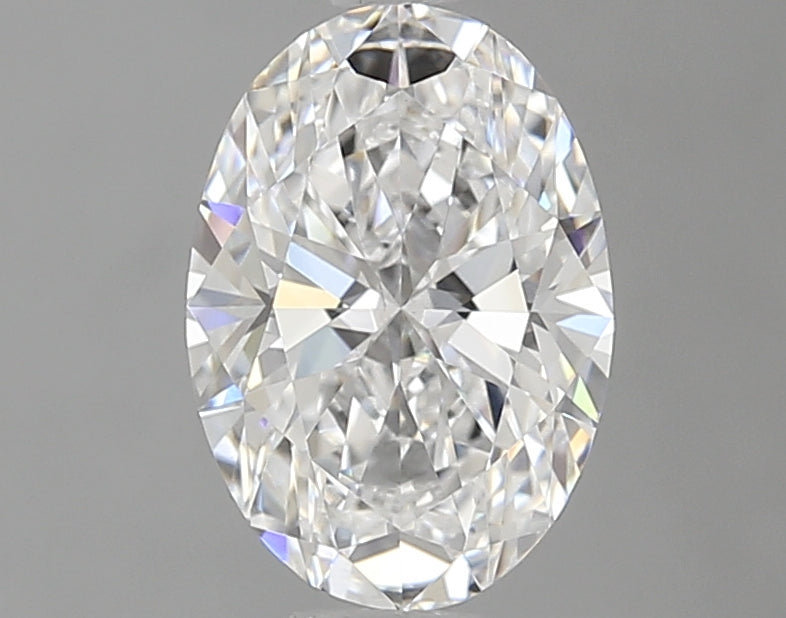 1.11 Carat Oval Lab Diamond with  Cut Diamond in 14KT  view 1
