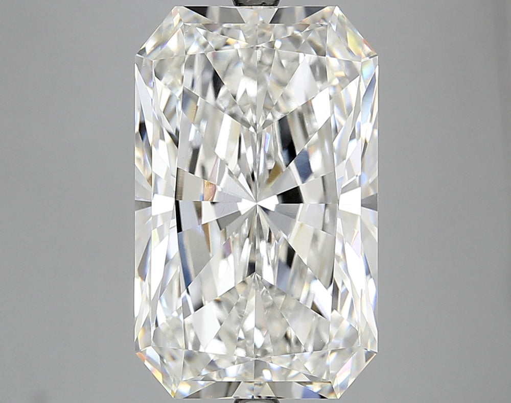 9.23 Carat Radiant Lab Diamond with  Cut Diamond in 14KT  view 1
