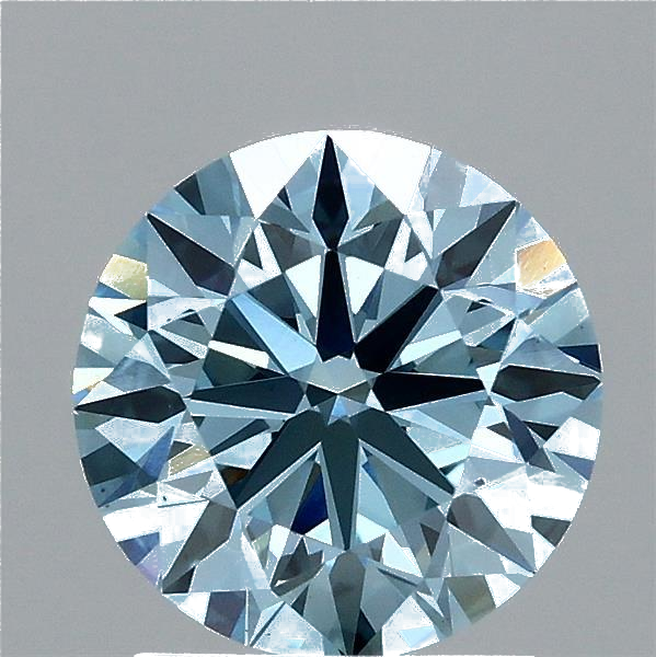 1.74 Carat Round Lab Diamond with  Cut Diamond in 14KT  view 1
