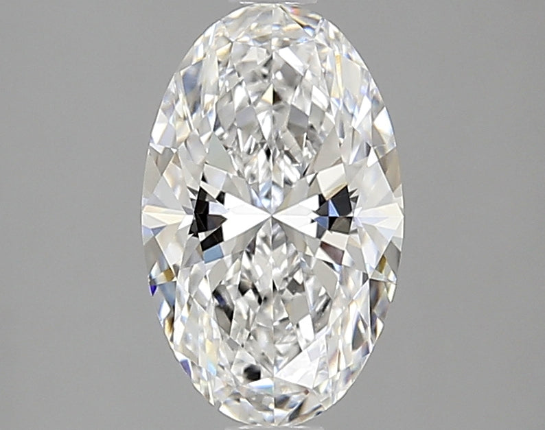 1.73 Carat Oval Lab Diamond with  Cut Diamond in 14KT  view 1
