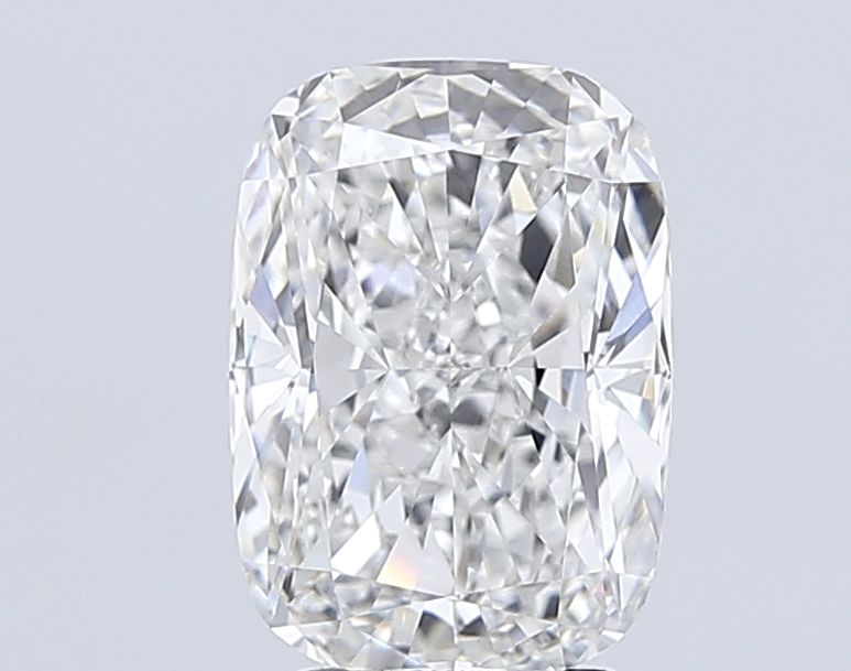 5.06 Carat Cushion Lab Diamond with  Cut Diamond in 14KT  view 1
