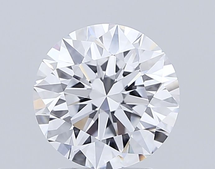 2.25 Carat Round Lab Diamond with  Cut Diamond in 14KT  view 1

