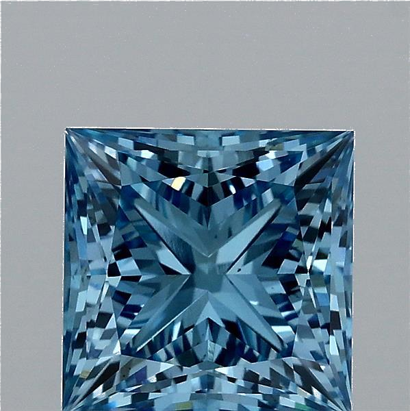 2.06 Carat Princess Lab Diamond with  Cut Diamond in 14KT  view 1
