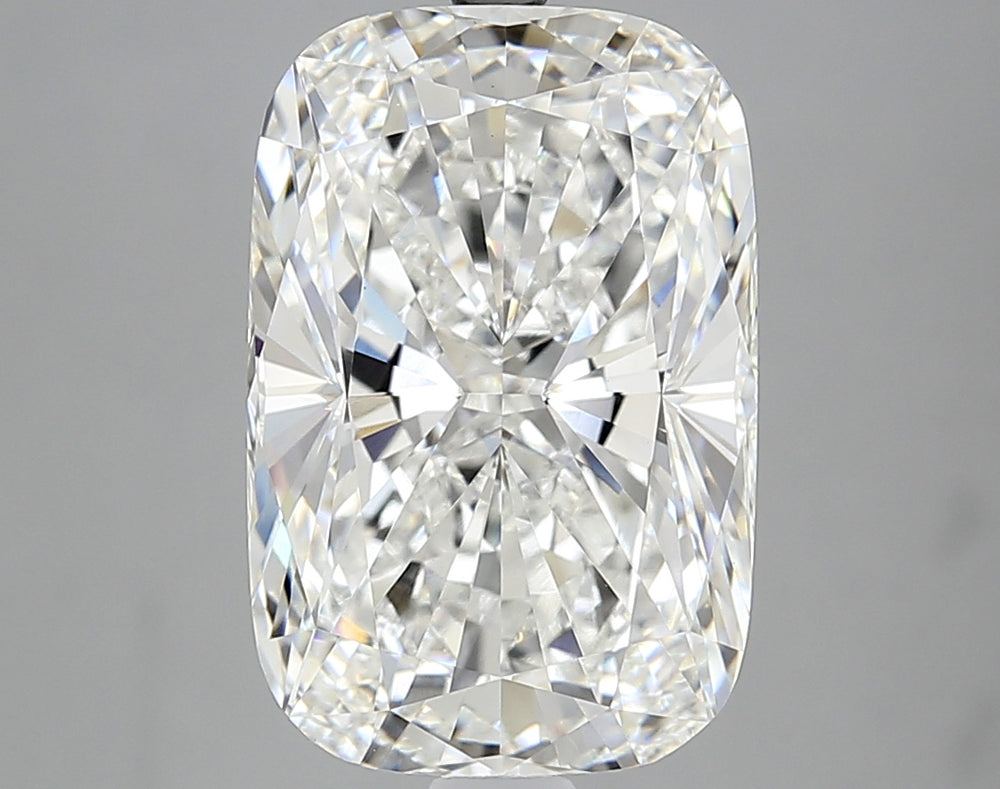 7.23 Carat Cushion Lab Diamond with  Cut Diamond in 14KT  view 1
