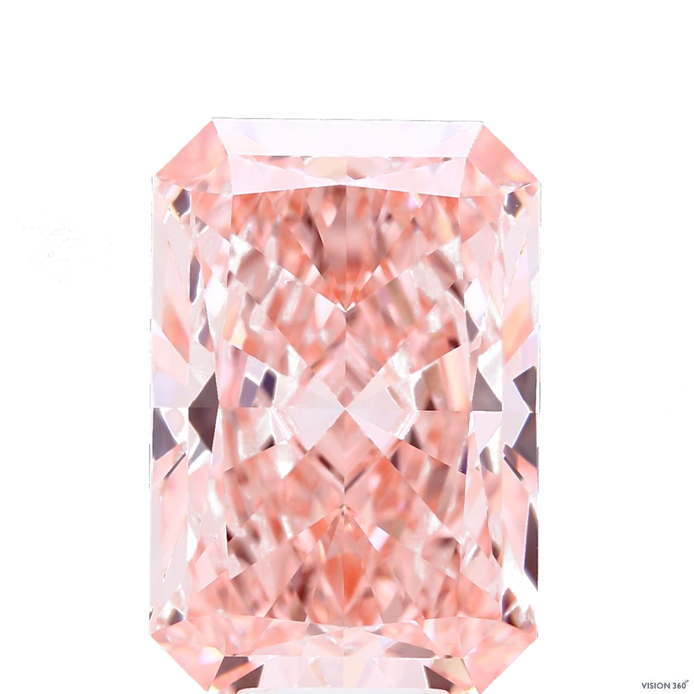 10.24 Carat Radiant Lab Diamond with  Cut Diamond in 14KT  view 1

