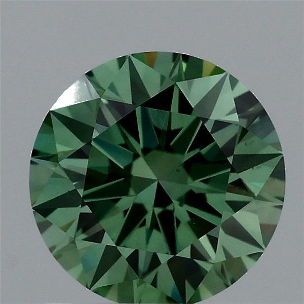 1.17 Carat Round Lab Diamond with  Cut Diamond in 14KT  view 1
