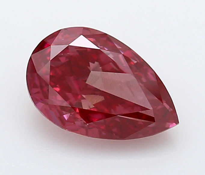 1.67 Carat Pear Lab Diamond with  Cut Diamond in 14KT  view 1
