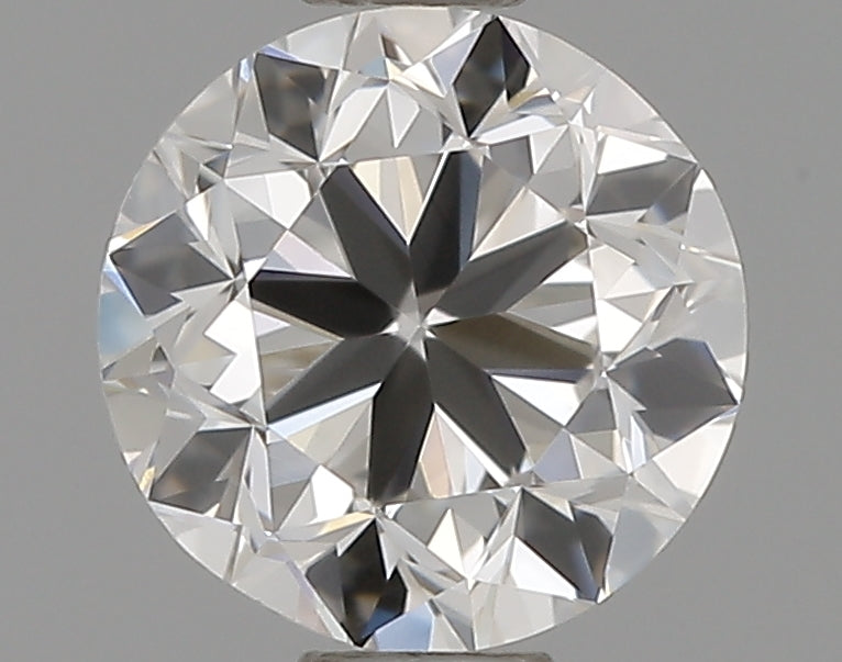 0.5 Carat Round Natural Diamond with  Cut Diamond in 14KT  view 1

