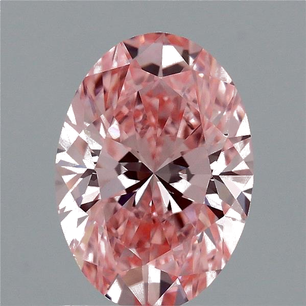 1.51 Carat Oval Lab Diamond with  Cut Diamond in 14KT  view 1
