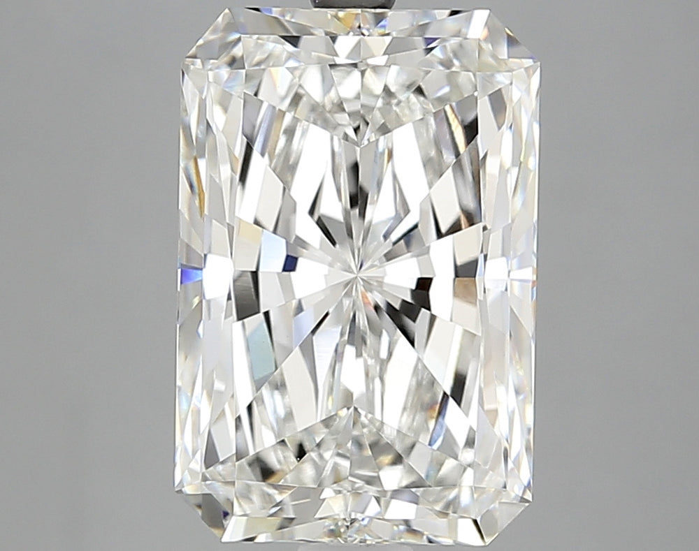 5.3 Carat Radiant Lab Diamond with  Cut Diamond in 14KT  view 1
