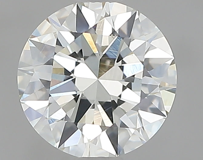 1.01 Carat Round Natural Diamond with  Cut Diamond in 14KT  view 1
