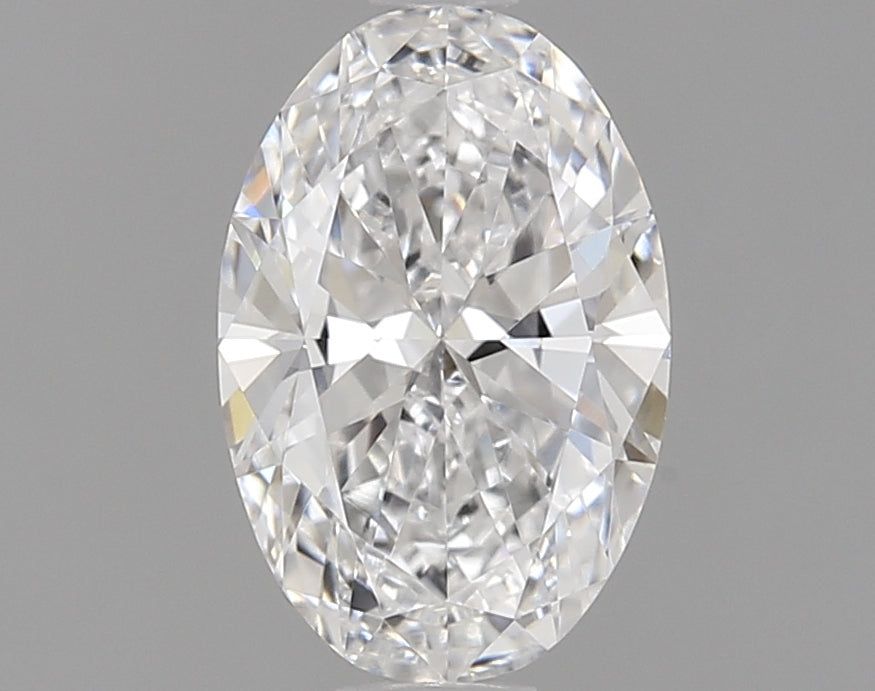 0.94 Carat Oval Lab Diamond with  Cut Diamond in 14KT  view 1
