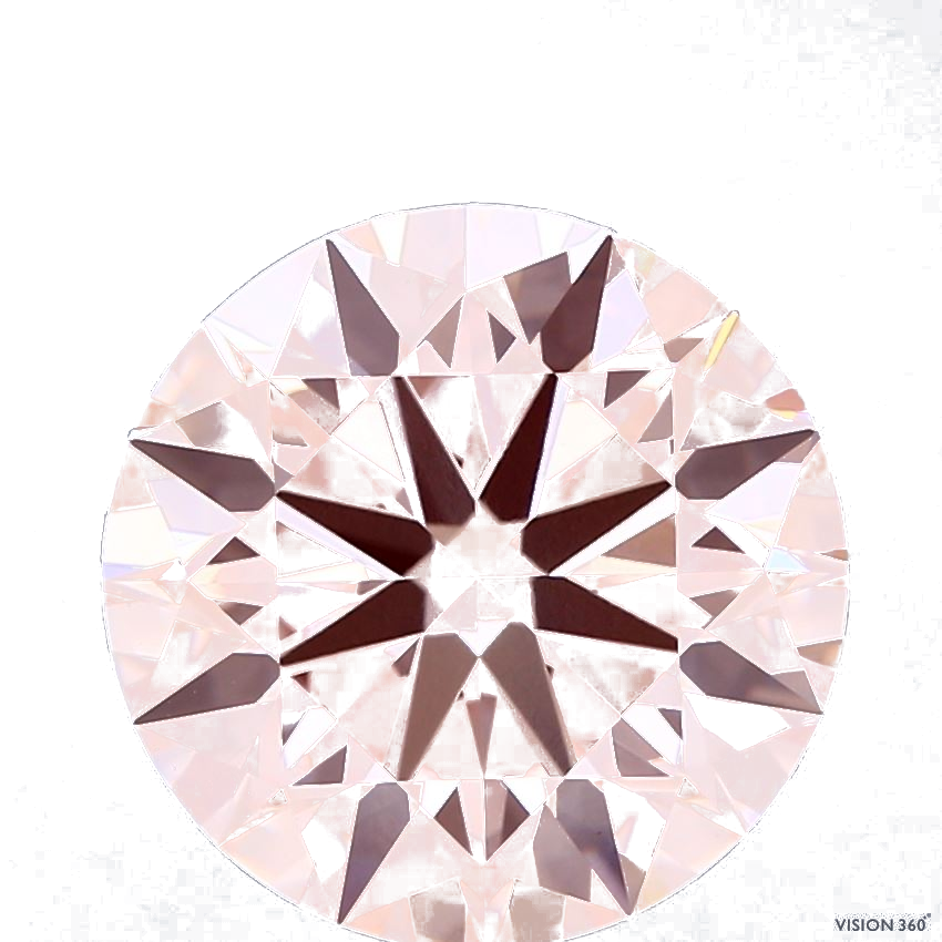 4.5 Carat Round Lab Diamond with  Cut Diamond in 14KT  view 1
