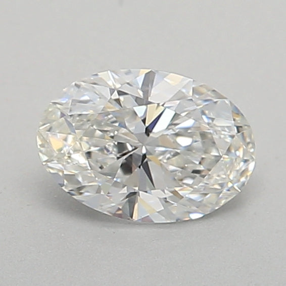 0.33 Carat Oval Lab Diamond with  Cut Diamond in 14KT  view 1
