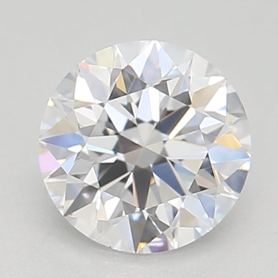 0.51 Carat Round Lab Diamond with  Cut Diamond in 14KT  view 1
