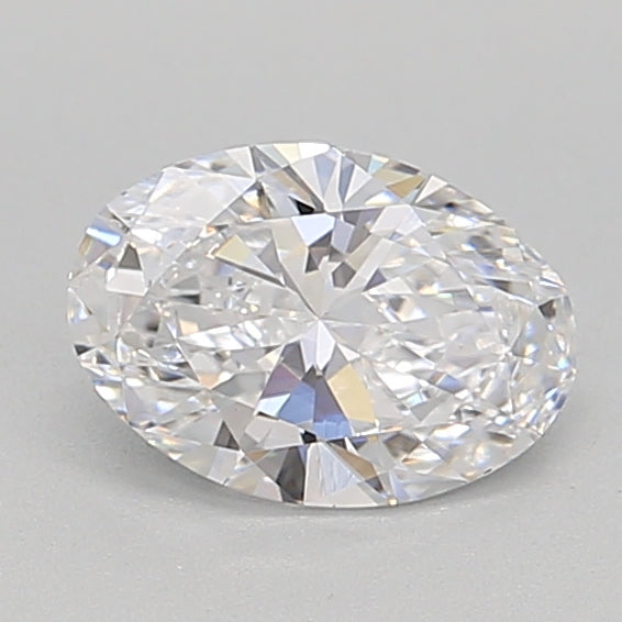 0.75 Carat Oval Lab Diamond with  Cut Diamond in 14KT  view 1
