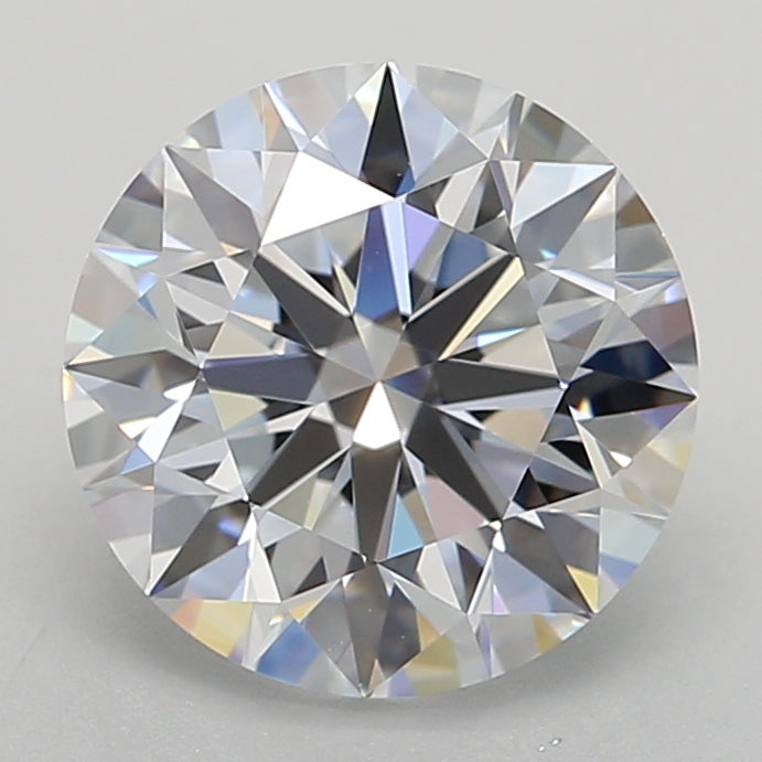 2.31 Carat Round Lab Diamond with  Cut Diamond in 14KT  view 1
