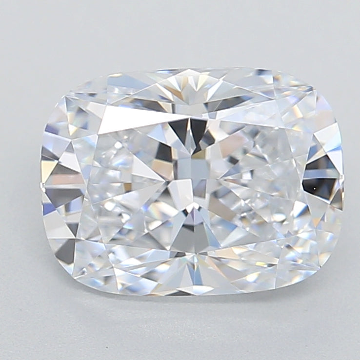 1.51 Carat Cushion Lab Diamond with  Cut Diamond in 14KT  view 1
