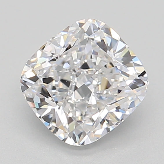 1.05 Carat Cushion Lab Diamond with  Cut Diamond in 14KT  view 1
