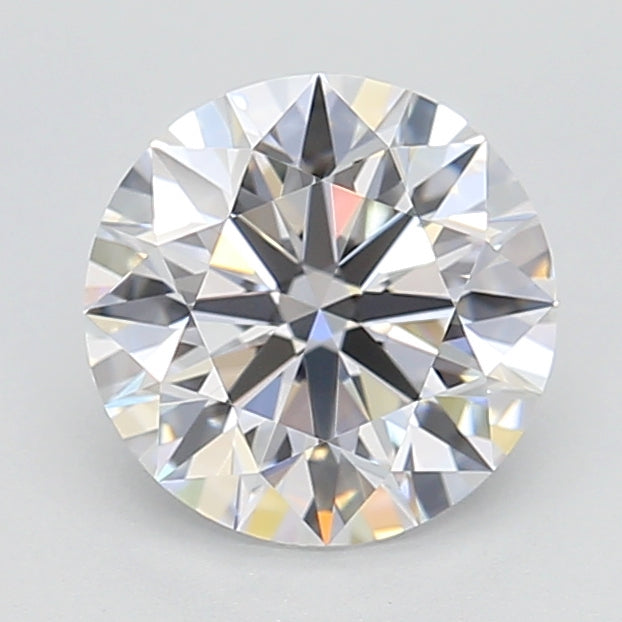 1.35 Carat Round Lab Diamond with  Cut Diamond in 14KT  view 1
