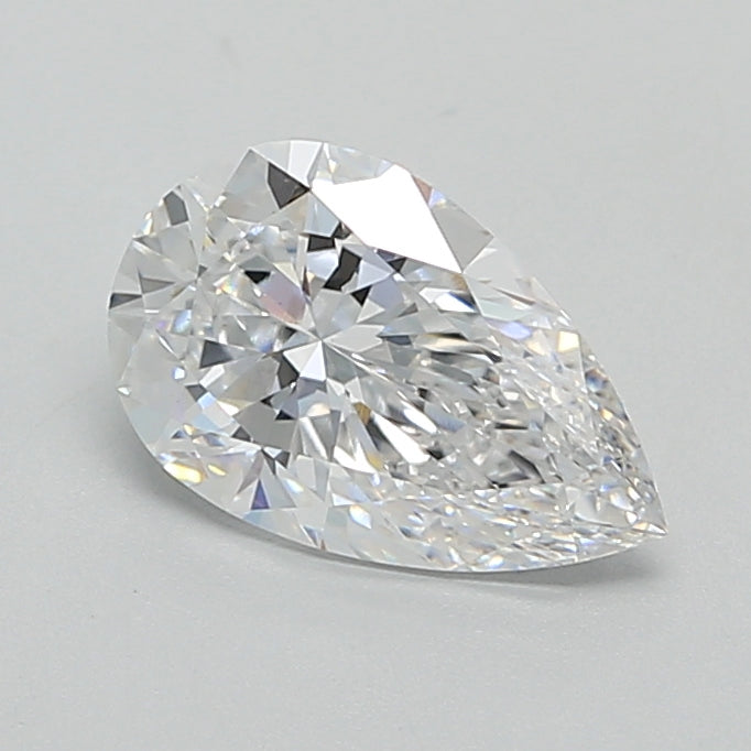 1.63 Carat Pear Lab Diamond with  Cut Diamond in 14KT  view 1
