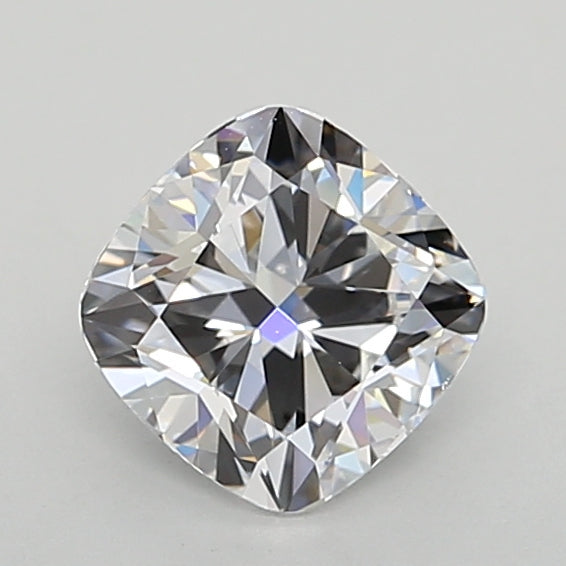 1.02 Carat Cushion Lab Diamond with  Cut Diamond in 14KT  view 1
