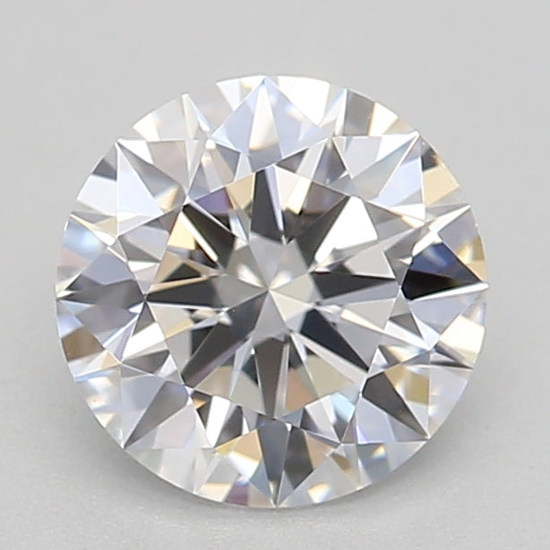 0.64 Carat Round Lab Diamond & 0.65 Carat Round Lab Diamond with  Cut Diamond in 14KT  view 1
