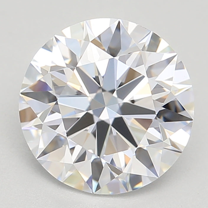 1.28 Carat Round Lab Diamond with  Cut Diamond in 14KT  view 1
