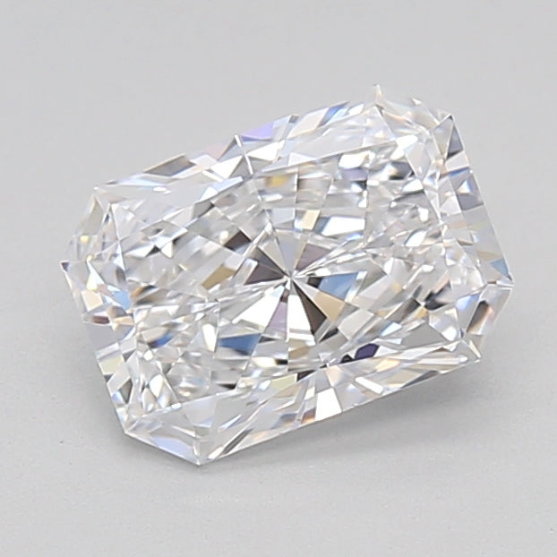 1.0 Carat Radiant Lab Diamond with  Cut Diamond in 14KT  view 1
